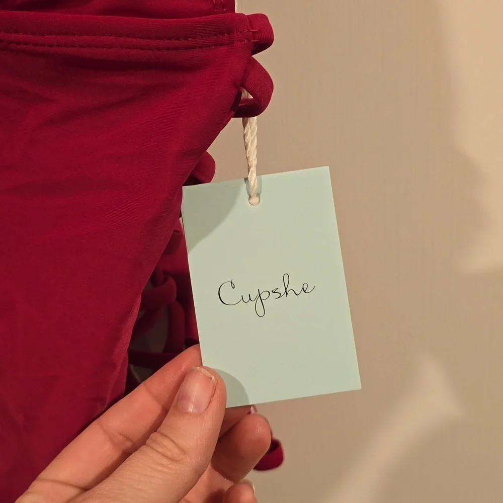 CUPSHE|‎ One-Piece | Pink Swimsuit| Size Medium​